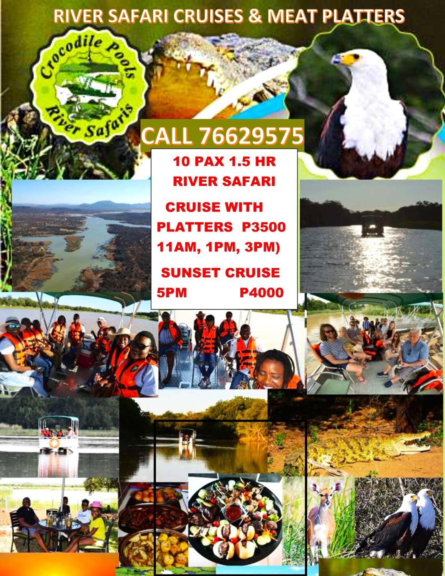 Crocodile Pools River Safaris Gaborone Bagian luar foto